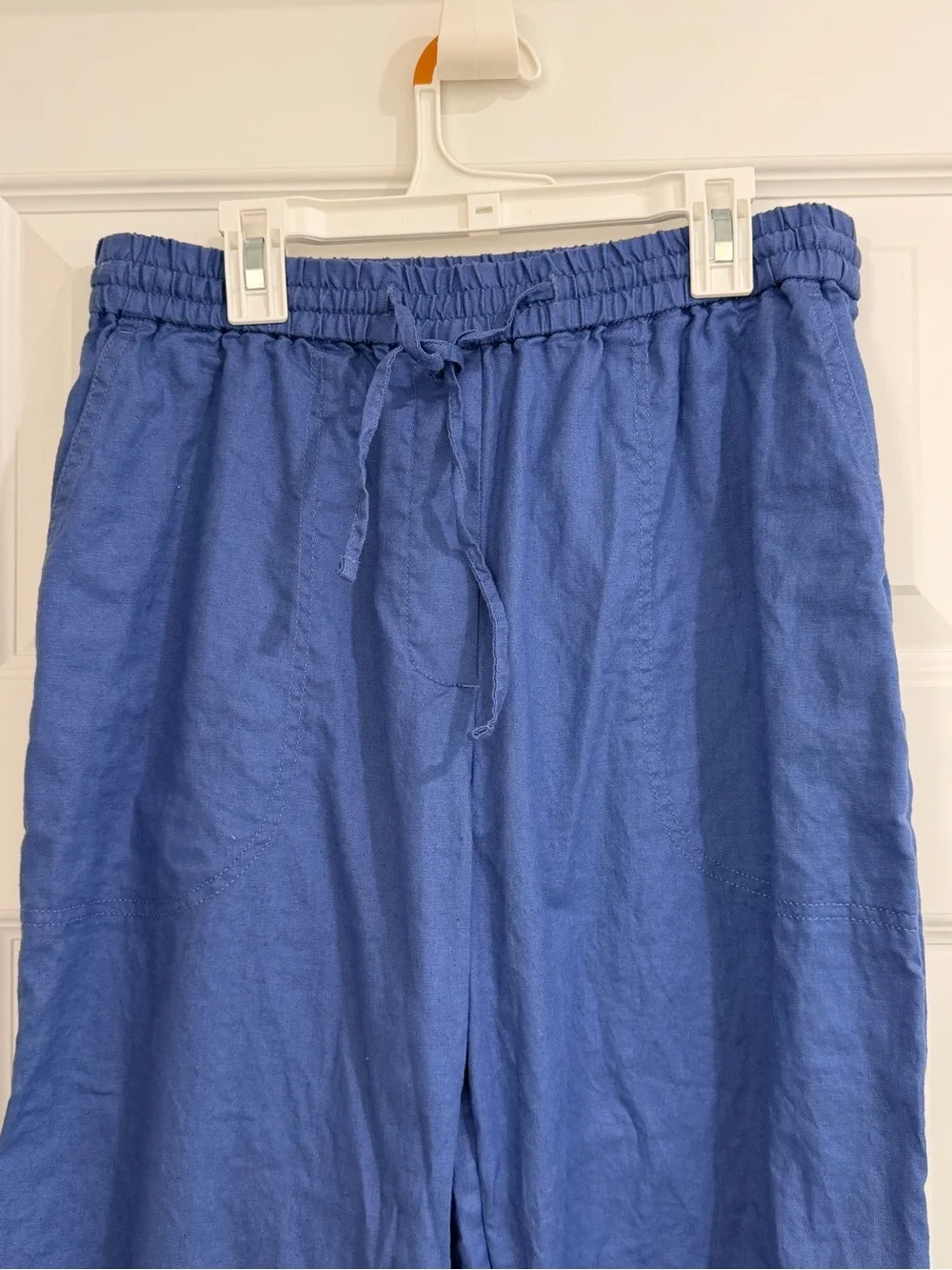 Banana Republic Straight High-Rise Linen Blend Pants